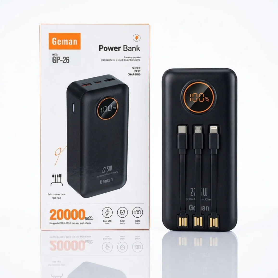 Geman GP-26 Power Bank - Geman Accessories