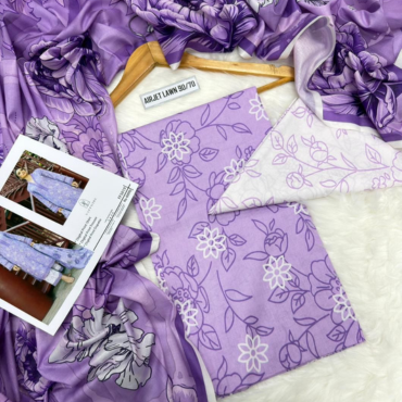 Sapphire 3 piece Print Vol - Abeera's Brand