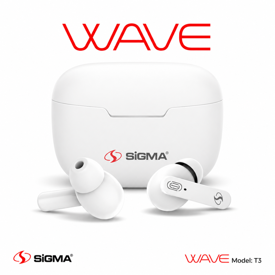 Sigma Wave True Wireless TWS Earbuds T3 - Sigma Life Style