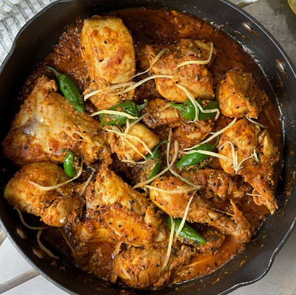 Chicken Achari Karahi - Nematoon