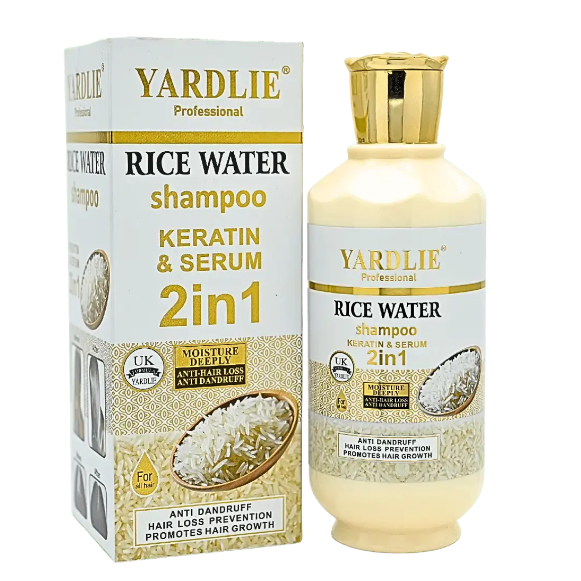 Rice Water 2 in 1 Shampoo - Yardle Professional