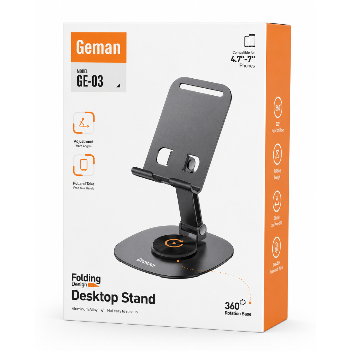 Geman GE-03 Folding Desktop Stand - Geman Accessories