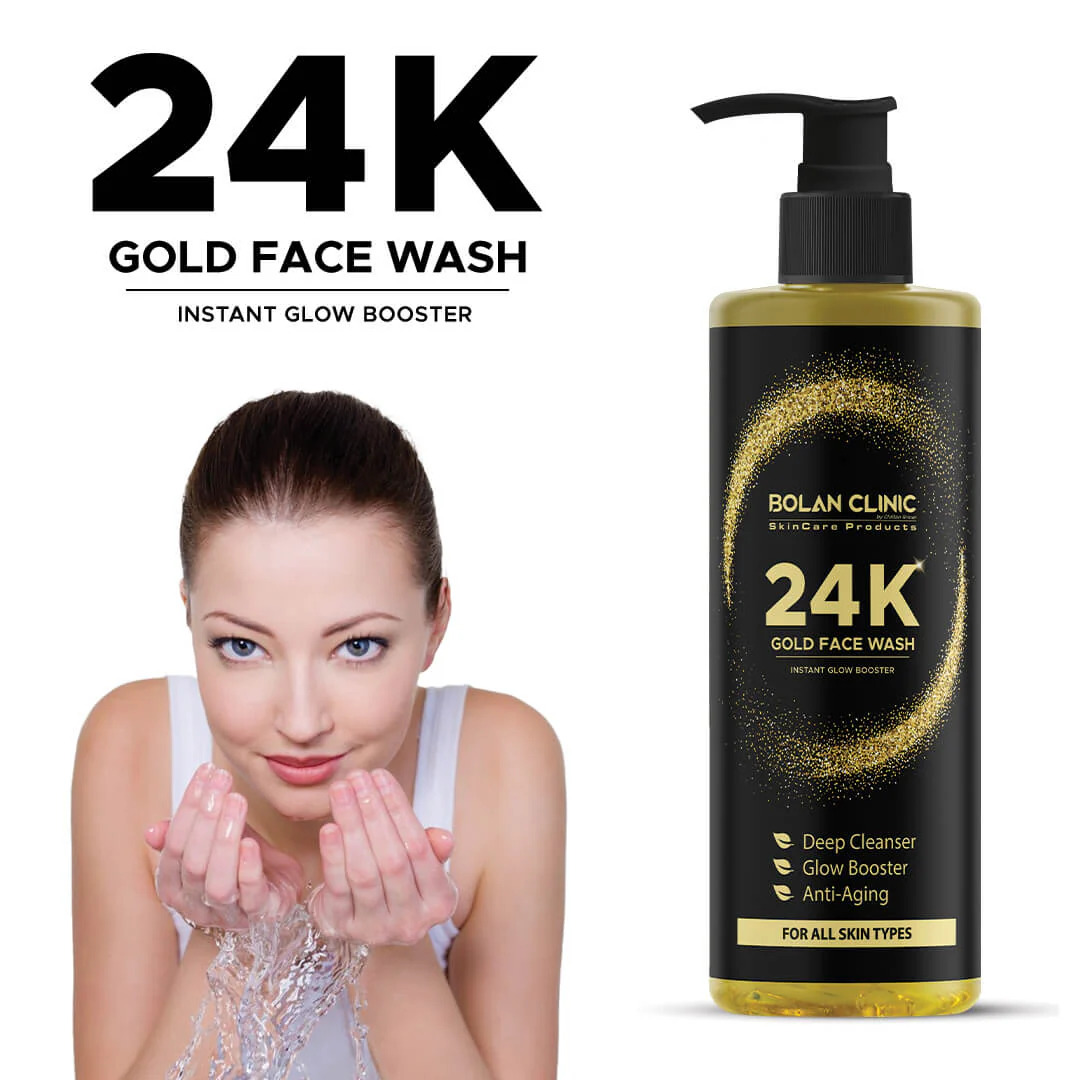 24K Gold Face Wash - Chiltan Pure