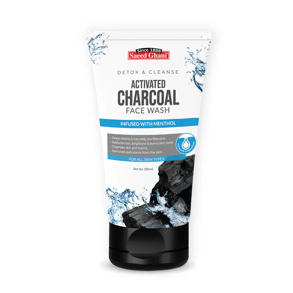 Activated Charcoal Detox & Cleanse Face Wash - Saeed Ghani