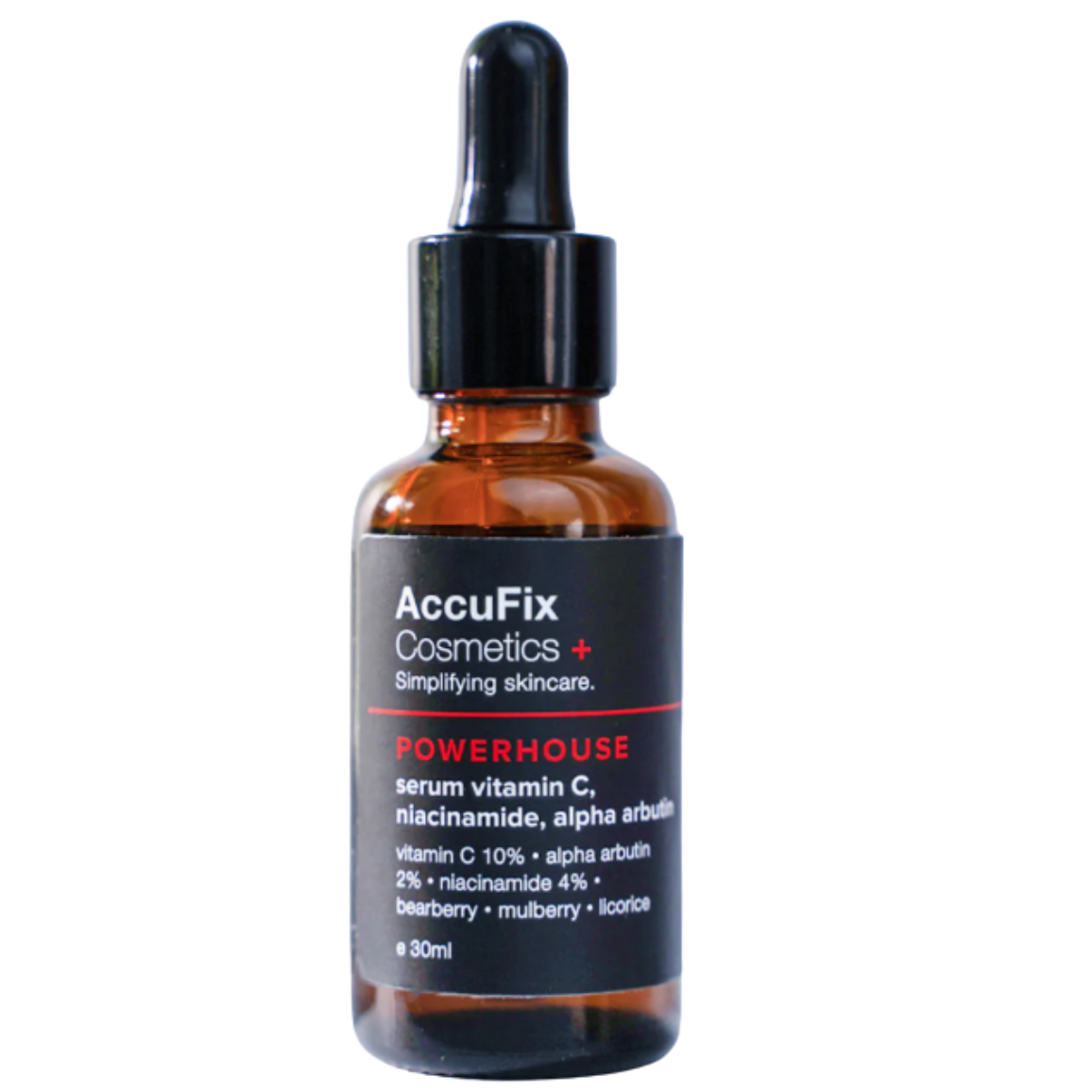 Powerhouse Serum Vit C B3 Alpha Arbutin - Accufix Cosmetics 