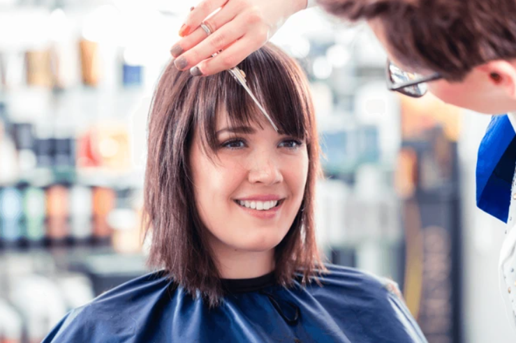 Bangs/Flick Hair Cut Service - CQ Beauty Salon