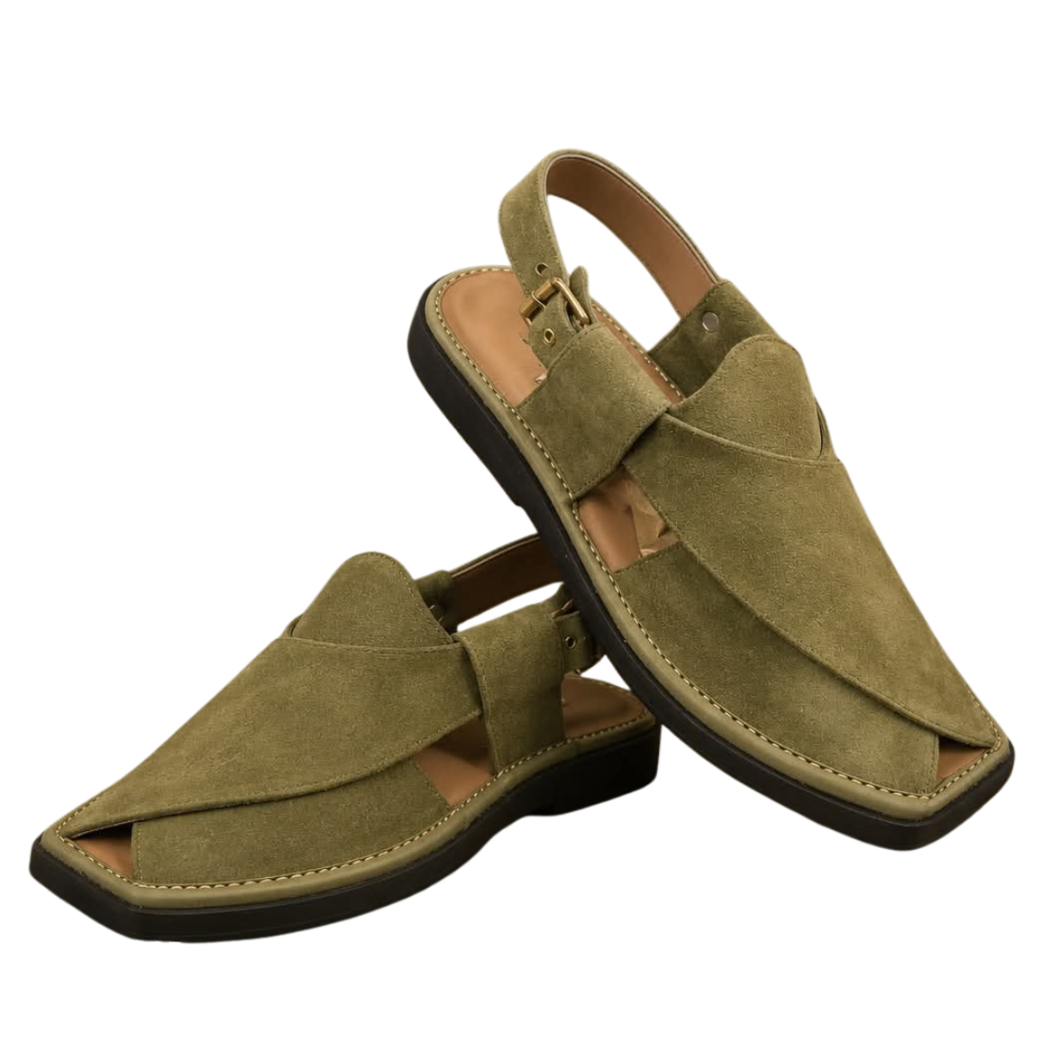Suede Pro Peshawari Chappal - Dastyar