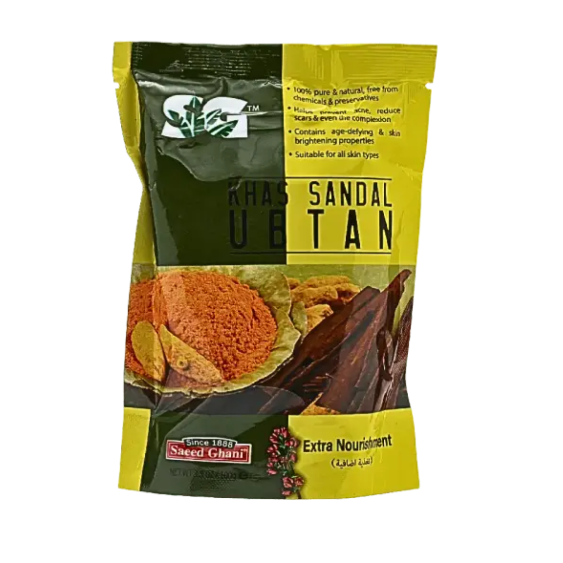 Khas Sandal Ubtan Powder - Saeed Ghani