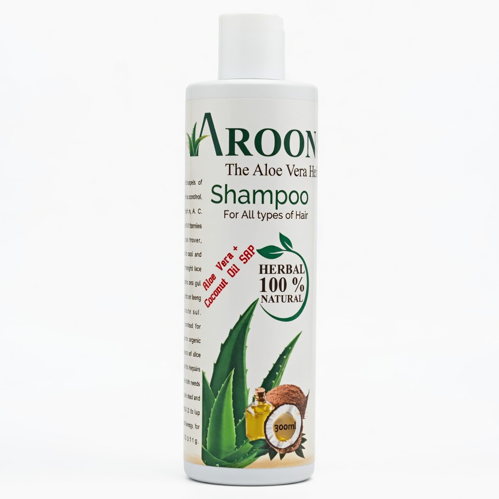 Aloe Vera Shampoo 300ml -Aroona