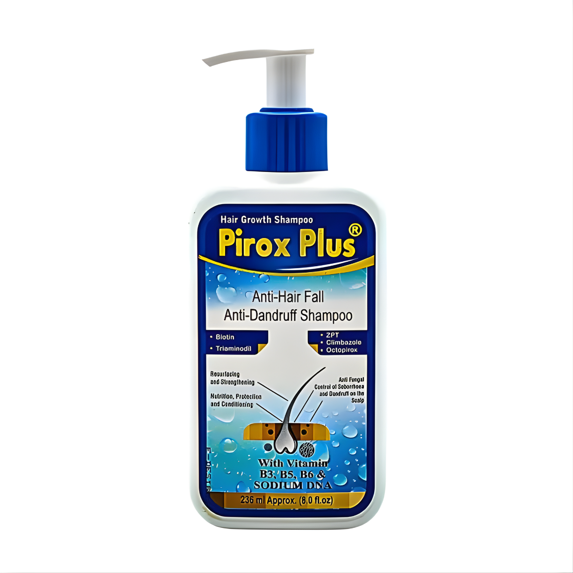 Pirox Plus Shampoo - Crystolite Pharmaceuticals