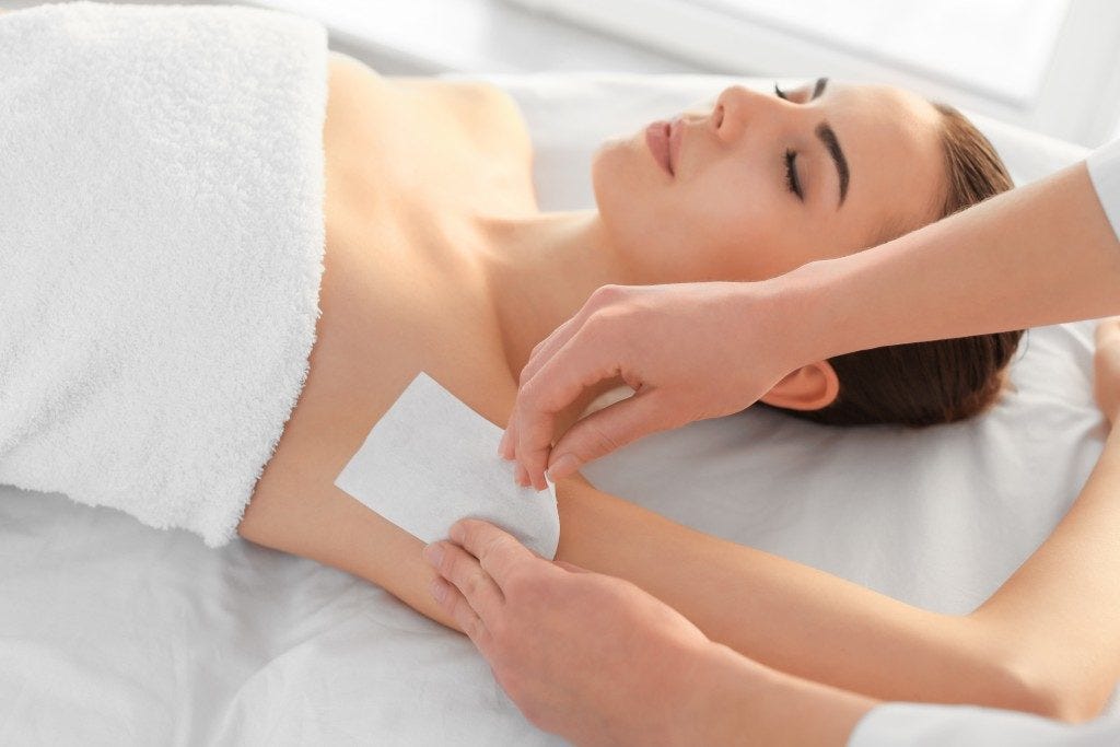 Under Arms Wax service - CQ Beauty Salon 