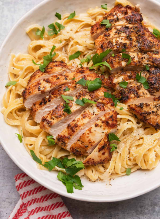 Grilled Fettuccine Pasta - Nematoon