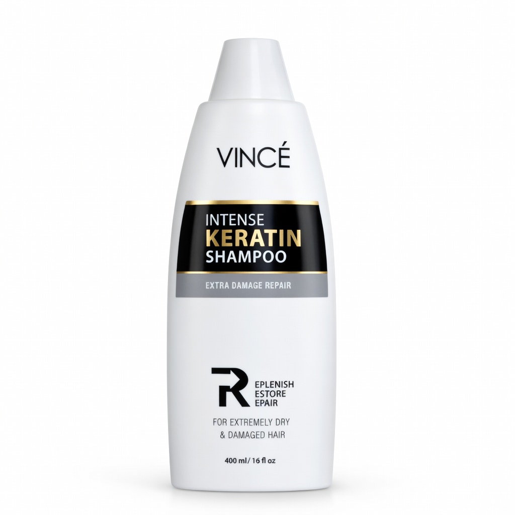 Intense Keratin Shampoo - Vince Care