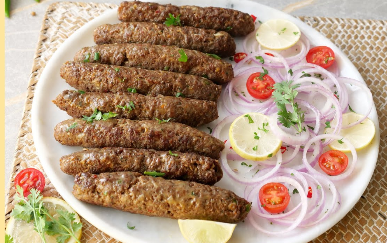 Seekh Kabab 6 Pcs (Chicken/Beef) - Nematoon