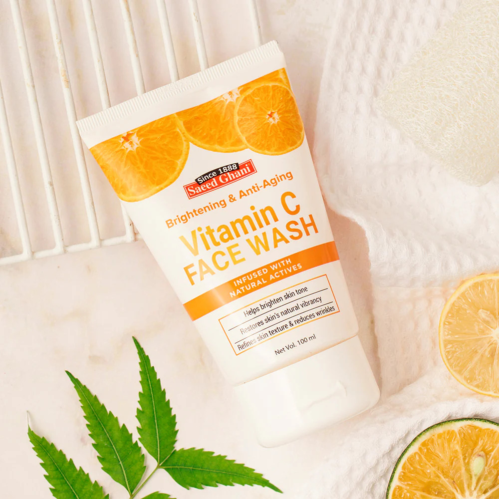 Vitamin C Brightening & Anti- Aging Face Wash - Saeed Ghani