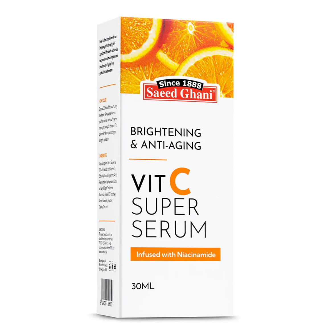 Vitamin C Brightening & Anti- Aging super serum- Saeed Ghani 
