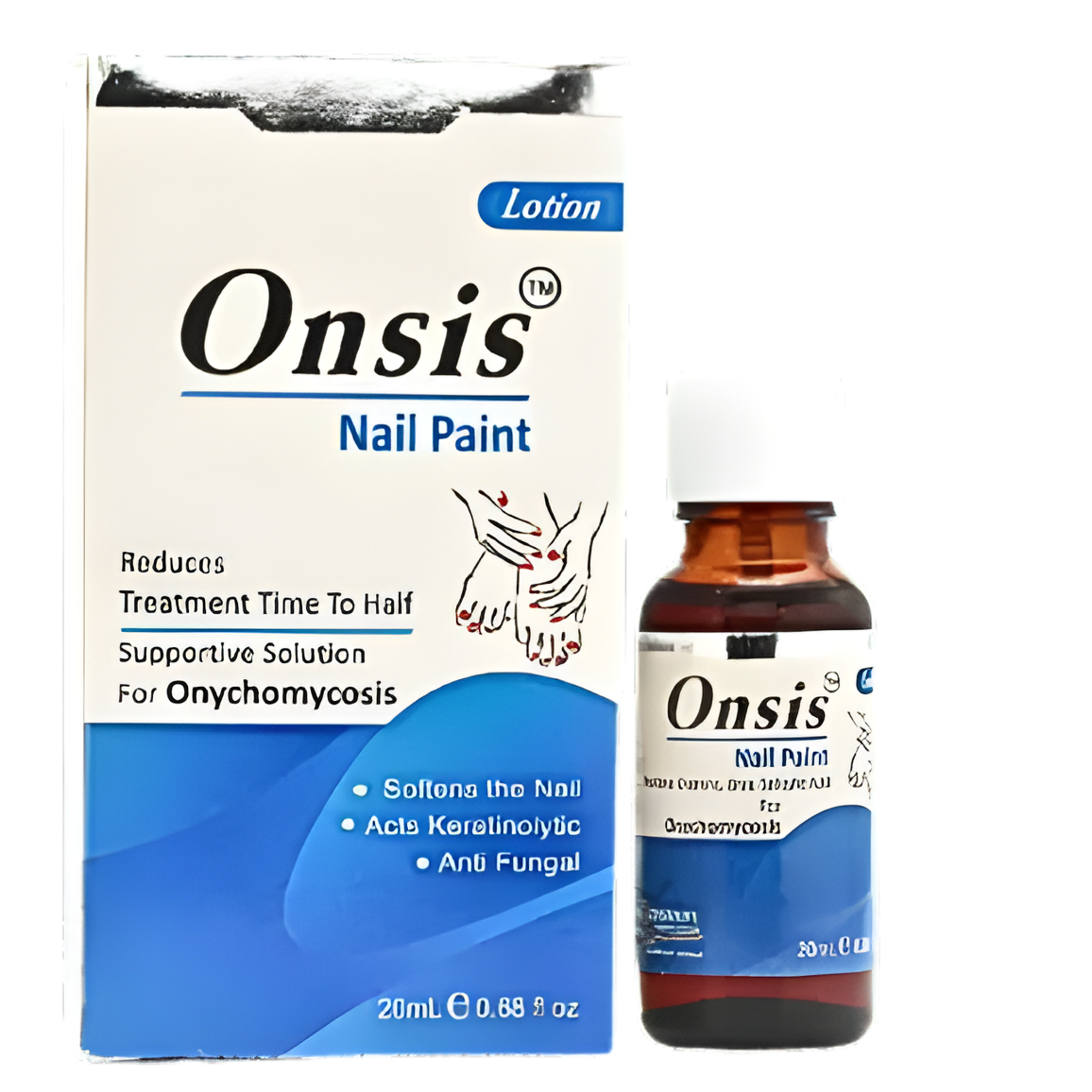 Onsis Nail Paint 20ml - Crystolite Pharmaceuticals