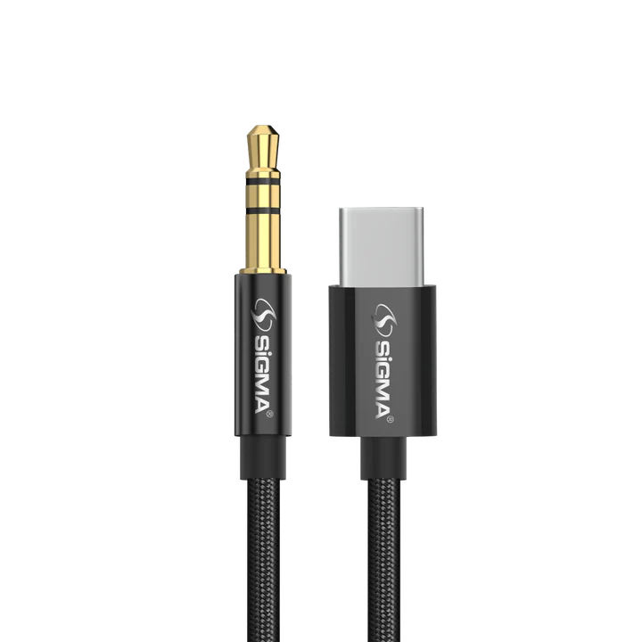 USB Type C to 3.5mm Audio Cable AUX-04 - Sigma Lifestyle