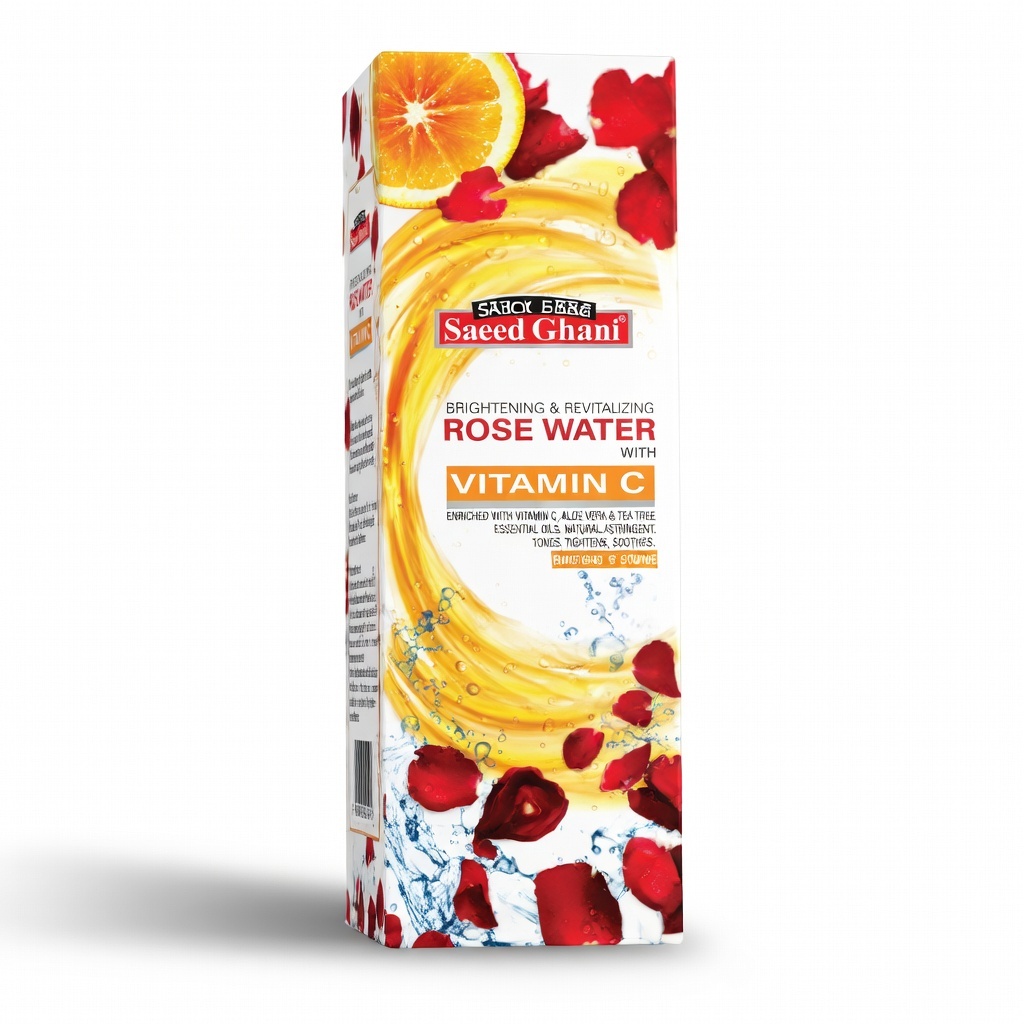 Vitamin C Rose Water Facial Toner - Saeed Ghani