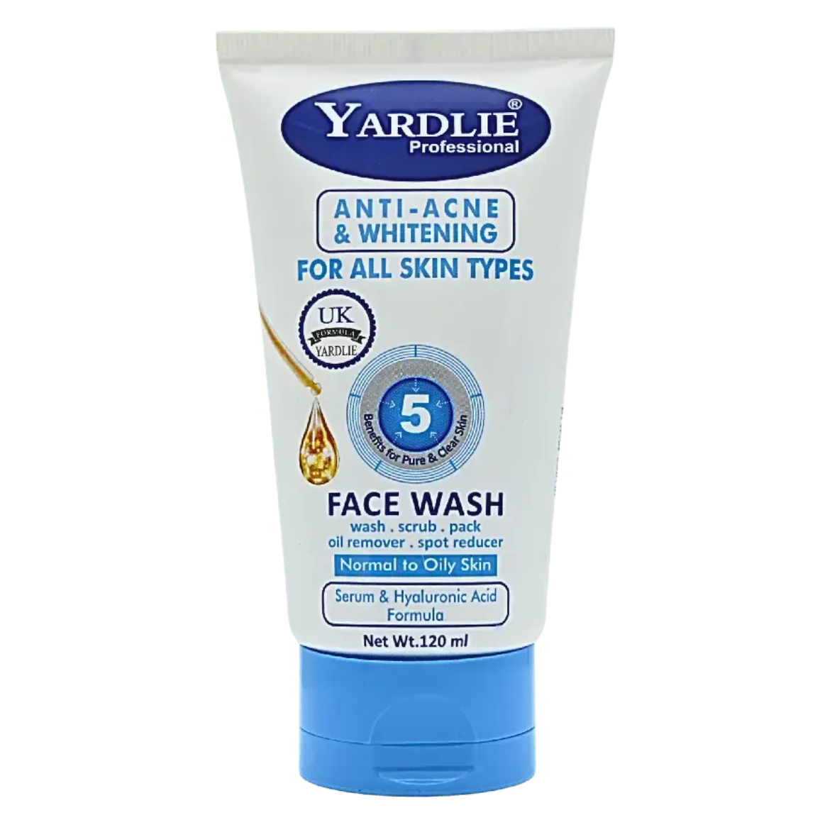 Anti-Acne & Whitening Face Wash - Yardlie Professional