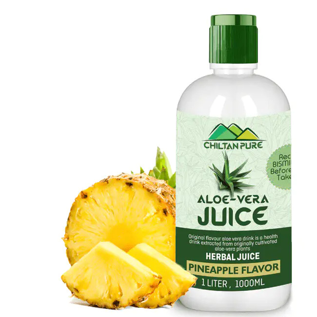 Aloe Vera Juice (Pineapple Flavor) - Chiltan Pure