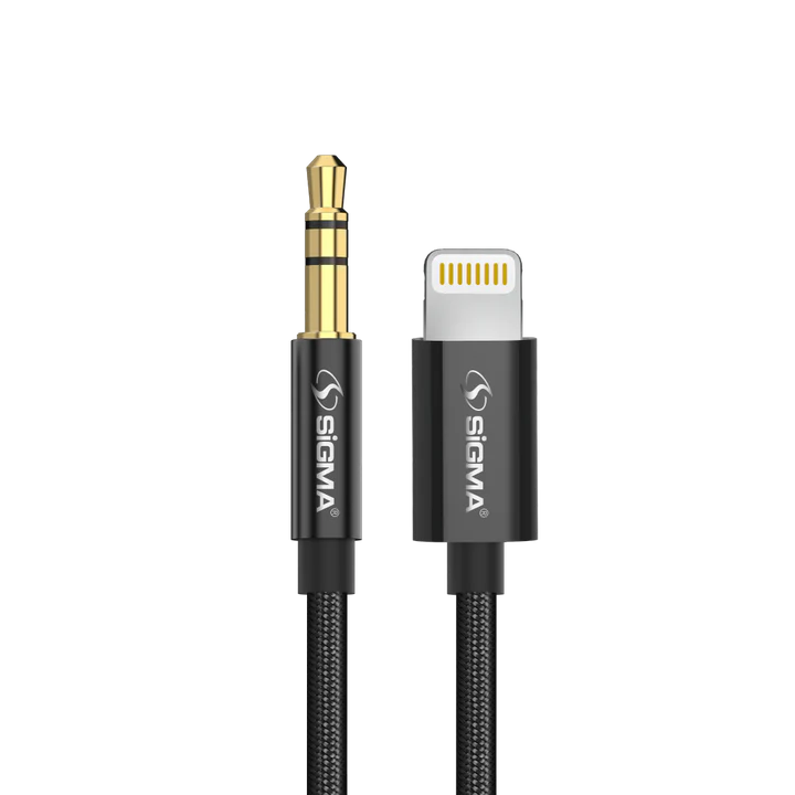 Sigma Lightning to 3.5mm audio cables AUX-03 - Sigma Lifestyle