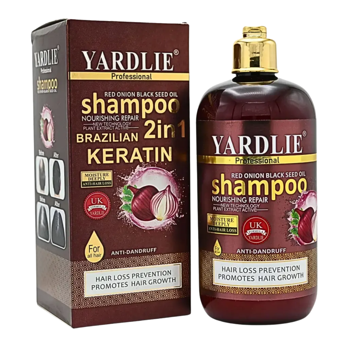 Red Onion Black Seed Oil Shampoo - Yardlie Professional