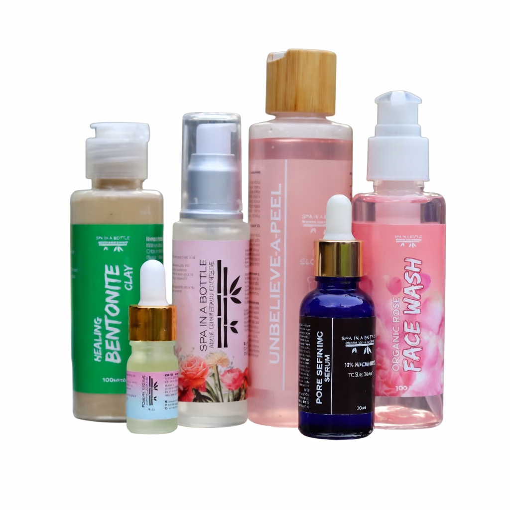 Skin Care Bundle (For Oily and Acne Prone Skin) by Spa in a Bottle