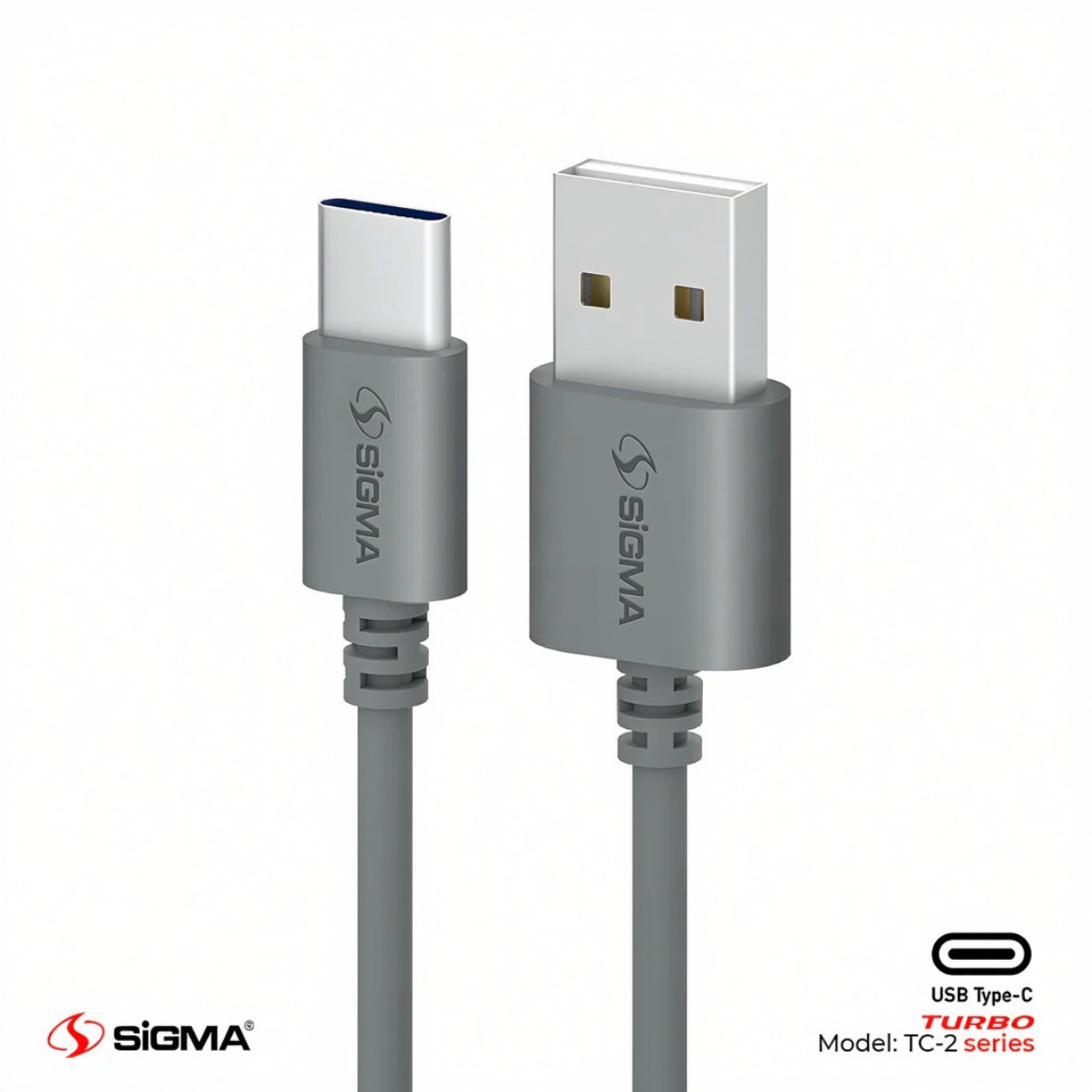 Turbo Type-C Cable 2.4A Auto Disconnect - TC-2 - Sigma Life Style
