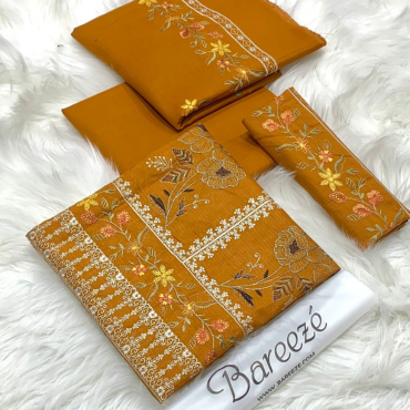 BREEZE Embroidered Bana Doria 3PC Collection - Abeera's Brand