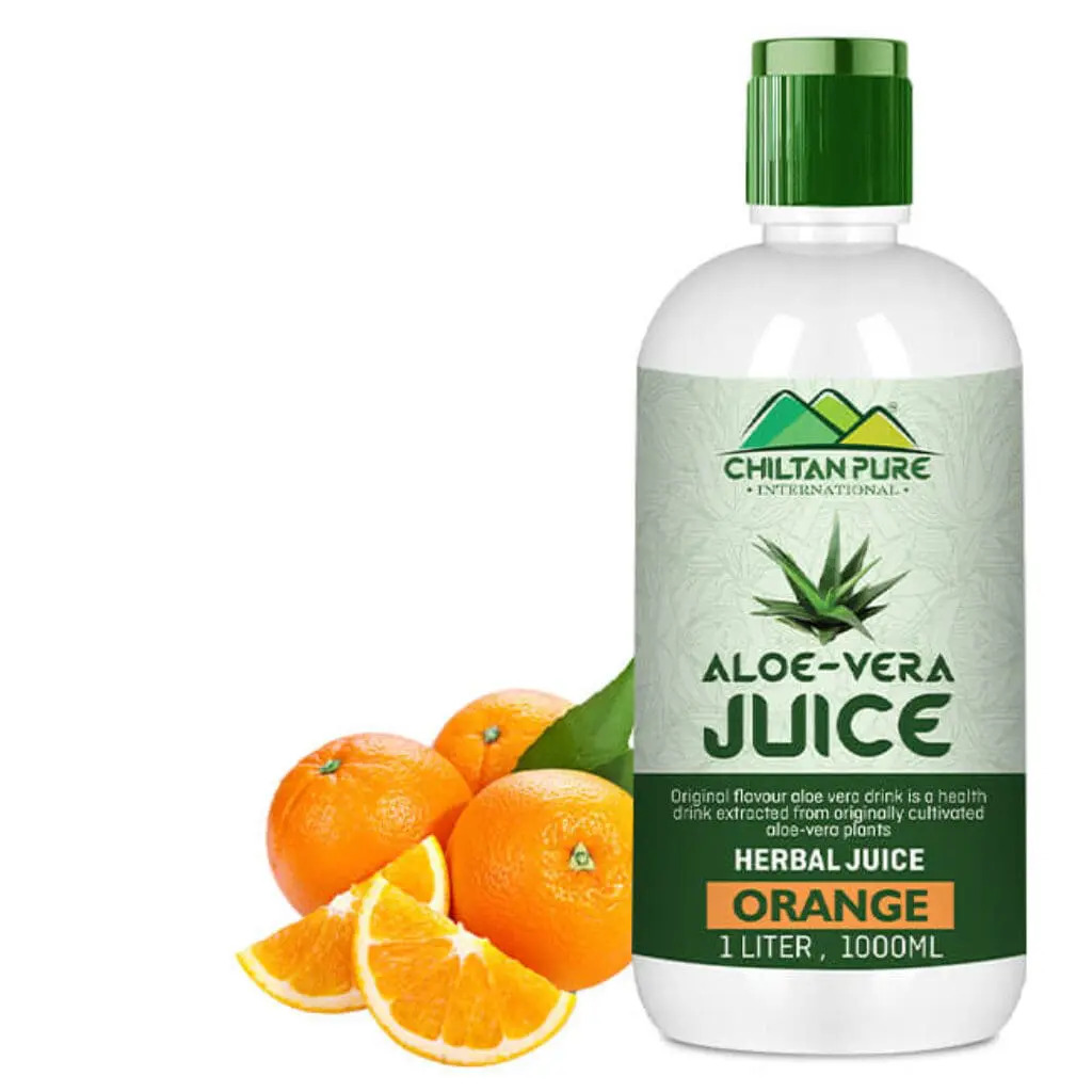 Aloe Vera Juice (Orange Flavour) - Chiltan Pure